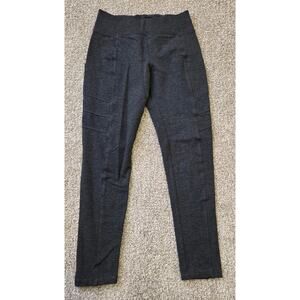 Mudd Grey High Rise Ponte Leggings with Pockets Woman's Size Small